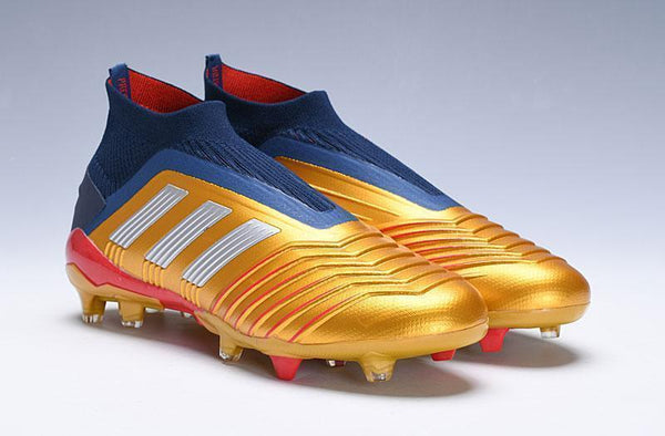 Adidas Predator 19.1 FG Orange Blue no Lace - SocSports