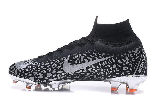 Nike Mercurial Superfly VI Elit FG Black White Leopard High Cut - SocSports