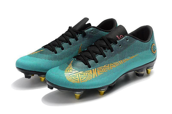 Nike Mercurial Vapor XII PRO SG Blue Gold - SocSports