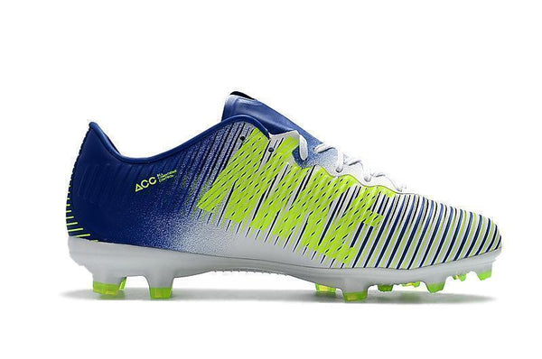 Nike Mercurial Vapor XI FG Soccer Cleats White Blue Green - SocSports
