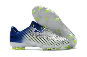 Nike Mercurial Vapor XI FG Soccer Cleats White Blue Green - SocSports