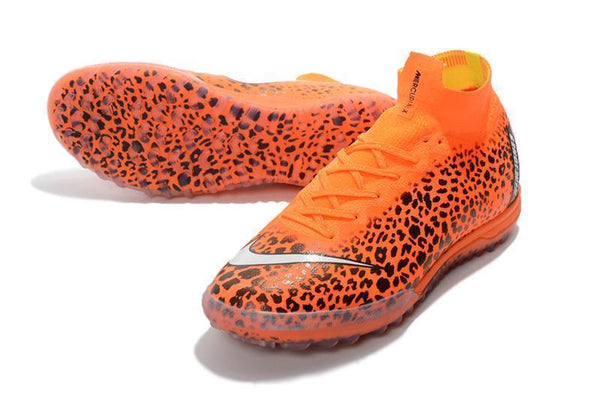 Nike Mercurial Superfly KJ VI Elite TF Orange Black - SocSports