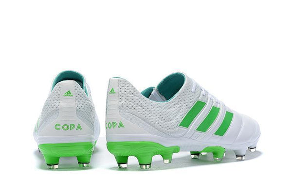 Adidas Copa 19.1 FG White Green - SocSports