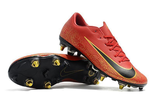 Nike Mercurial Vapor XII PRO SG Red Gold Lining - SocSports