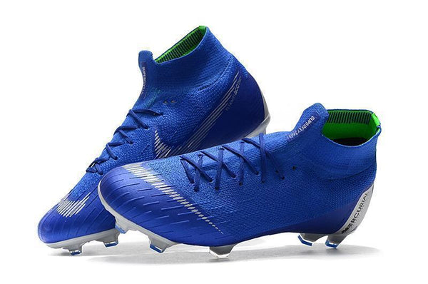 NIKE Mercurial Superfly VI 360 Elite FG Blue Silver - SocSports