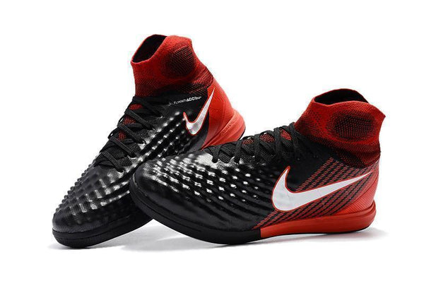 Nike MagistaX Proximo II IC Soccer Shoes Black White Crimson - SocSports
