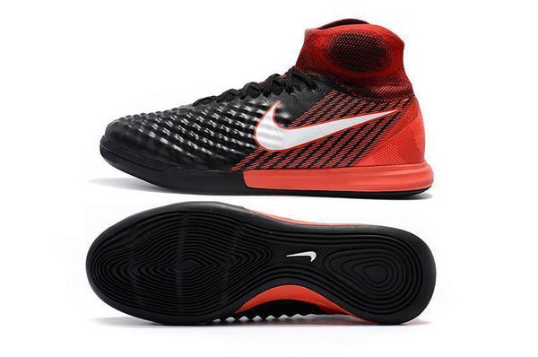 Nike MagistaX Proximo II IC Soccer Shoes Black White Crimson - SocSports