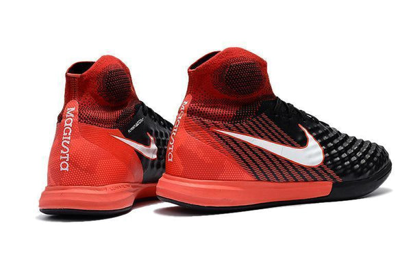 Nike MagistaX Proximo II IC Soccer Shoes Black White Crimson - SocSports