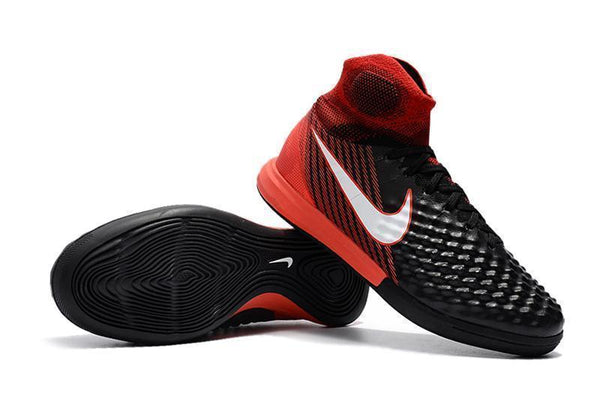 Nike MagistaX Proximo II IC Soccer Shoes Black White Crimson - SocSports