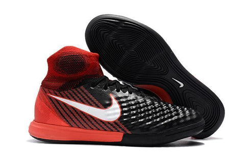Nike MagistaX Proximo II IC Soccer Shoes Black White Crimson - SocSports