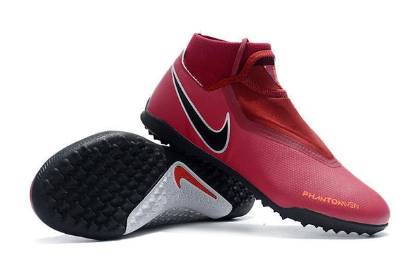 Nike Phantom Vision Elite TF Nike Turf Maroon Black - SocSports