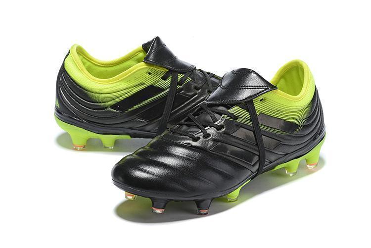 Adidas Copa 19.1 FG Black Green - SocSports