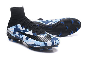 Nike Mercurial Superfly V FG Soccer Cleats Military Camouflage Blue - SocSports