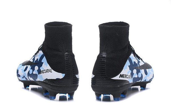 Nike Mercurial Superfly V FG Soccer Cleats Military Camouflage Blue - SocSports