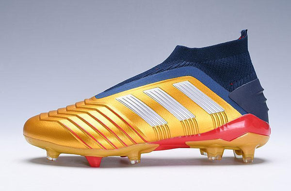 Adidas Predator 19.1 FG Orange Blue no Lace - SocSports