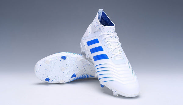 Adidas Predator 19.1 FG White Blue - SocSports