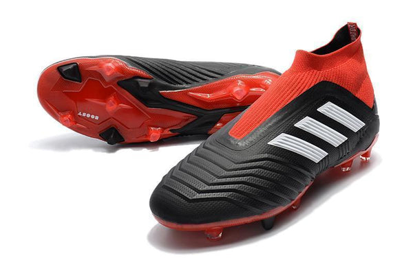 Adidas Predator 18+ FG Soccer Cleats Solar Red Core Black White - SocSports