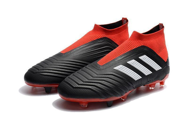 Adidas Predator 18+ FG Soccer Cleats Solar Red Core Black White - SocSports