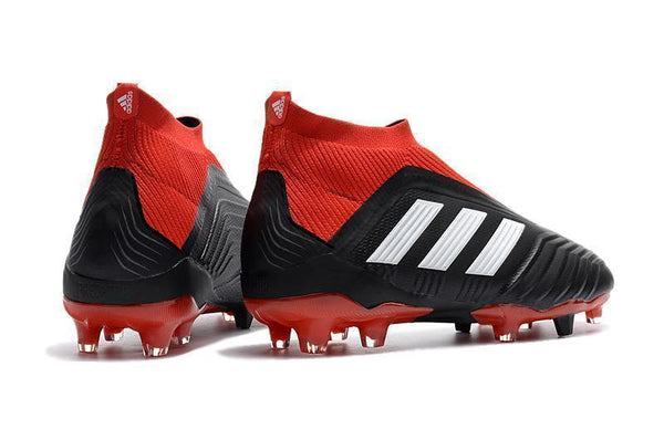 Adidas Predator 18+ FG Soccer Cleats Solar Red Core Black White - SocSports