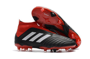 Adidas Predator 18+ FG Soccer Cleats Solar Red Core Black White - SocSports