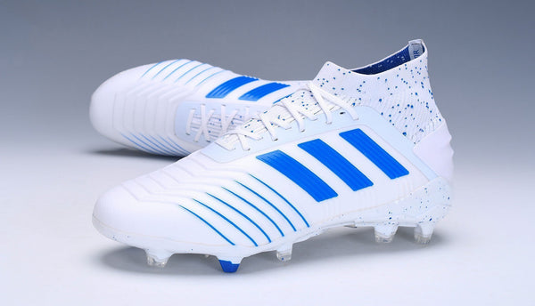Adidas Predator 19.1 FG White Blue - SocSports