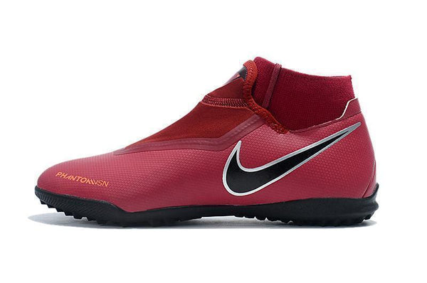 Nike Phantom Vision Elite TF Nike Turf Maroon Black - SocSports