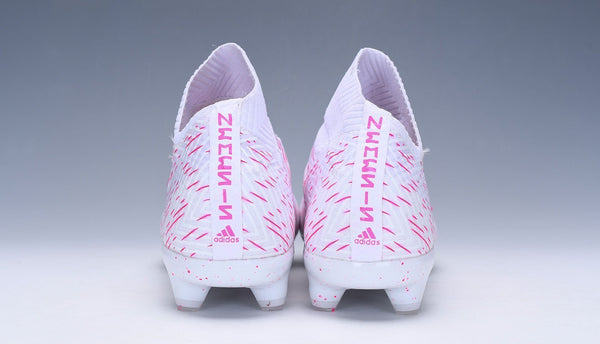 Adidas Nemeziz 18+ FG White Pink no Lace - SocSports