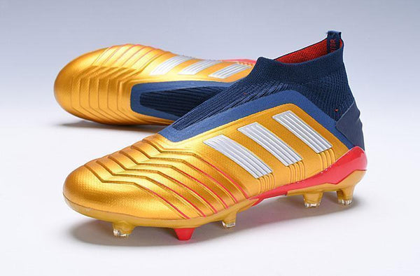 Adidas Predator 19.1 FG Orange Blue no Lace - SocSports