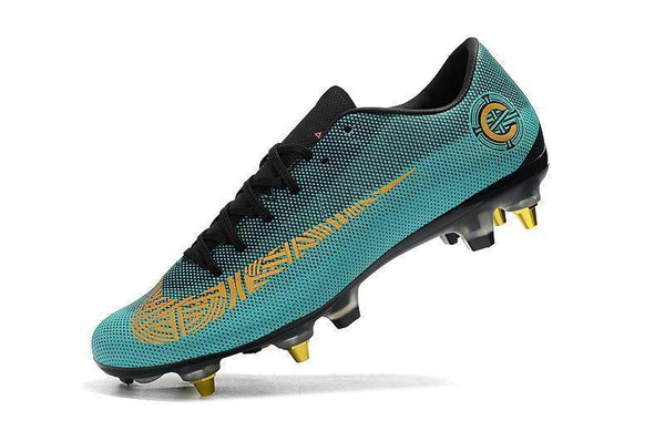 Nike Mercurial Vapor XII PRO SG Blue Gold - SocSports