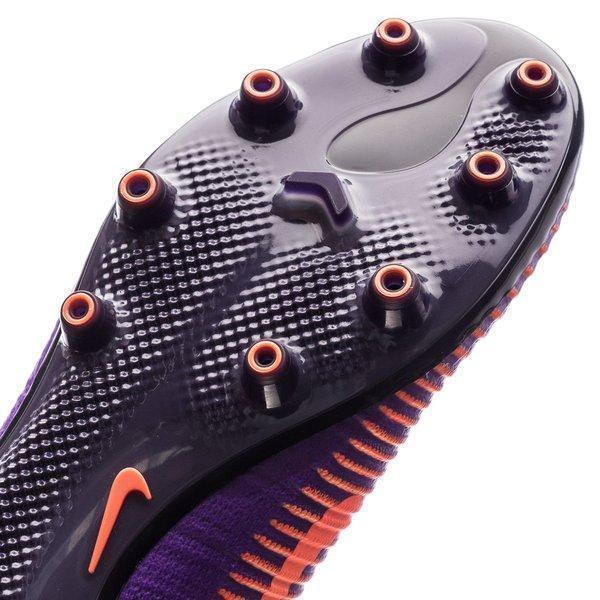 Nike Mercurial Superfly V AG Soccer Cleats Purple Bright Citrus - SocSports