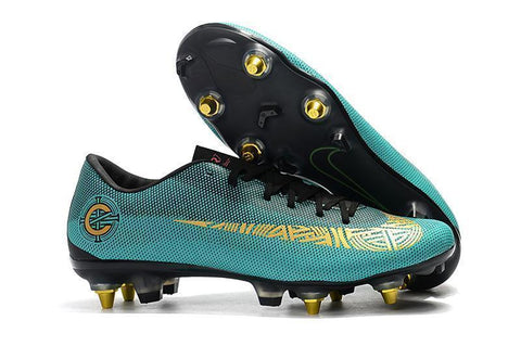 Nike Mercurial Vapor XII PRO SG Blue Gold - SocSports