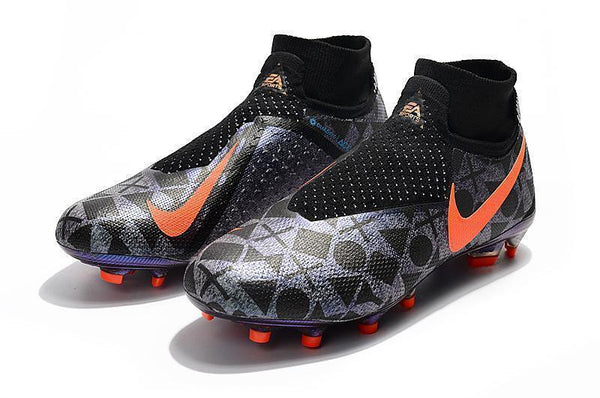 Nike Phantom Vision Elite DF FG Black Orange - SocSports