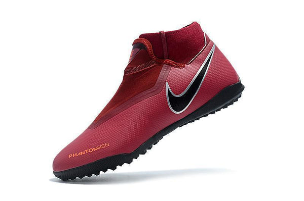 Nike Phantom Vision Elite TF Nike Turf Maroon Black - SocSports