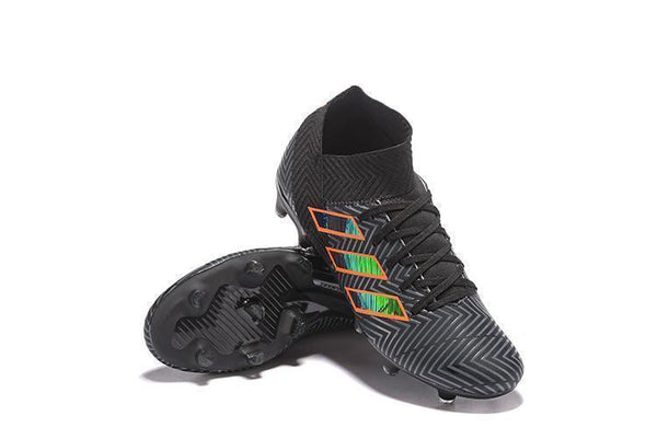 adidas Nemeziz 18.1 FG Black Orange Green - SocSports