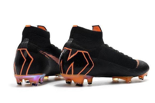 Nike Mercurial Superfly VI 360 Elite FG Soccer Cleats Black Orange - SocSports
