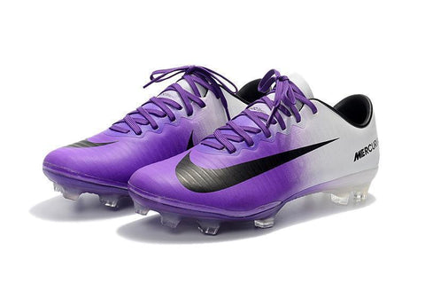 Nike Mercurial Vapor XI FG Soccer Cleats Purple White - SocSports