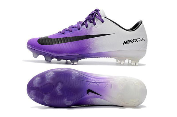 Nike Mercurial Vapor XI FG Soccer Cleats Purple White - SocSports