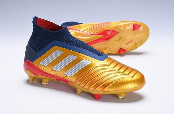 Adidas Predator 19.1 FG Orange Blue no Lace - SocSports