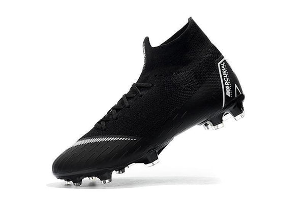 NIKE Mercurial Superfly VI 360 Elite FG Black White - SocSports