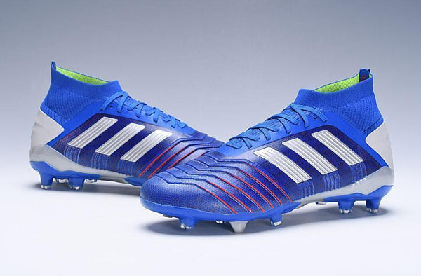Adidas Predator 19.1 FG Blue Red - SocSports