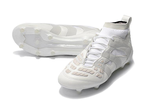 Adidas Predator Accelerator David Beckham FG Soccer Cleats White - SocSports