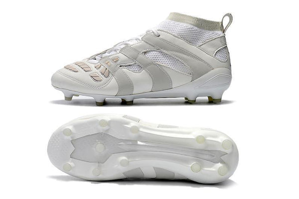 Adidas Predator Accelerator David Beckham FG Soccer Cleats White - SocSports