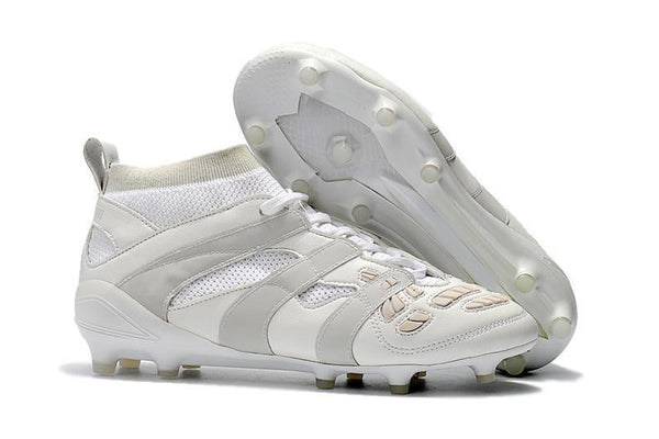 Adidas Predator Accelerator David Beckham FG Soccer Cleats White - SocSports