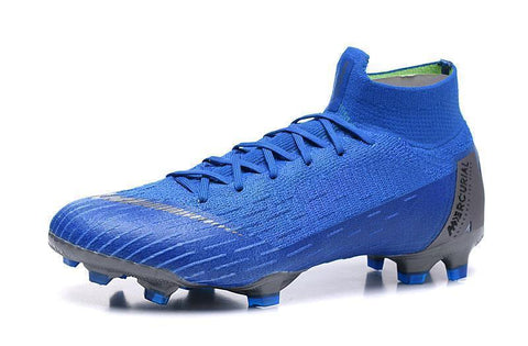 NIKE Mercurial Superfly VI 360 Elite FG Blue W Silver Nike - SocSports