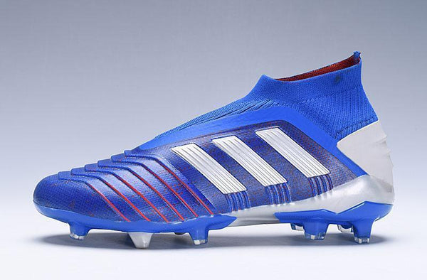 Adidas Predator 19.1 FG Blue Red Without Laces - SocSports