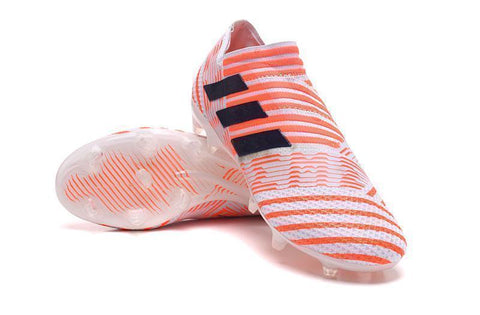 Adidas Nemeziz Messi 17+ 360 Agility FG Soccer Cleats OrangeWhiteBlack - SocSports