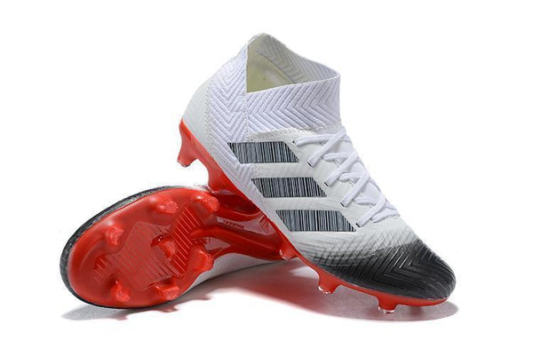 adidas Nemeziz 18.1 FG White Black Red - SocSports