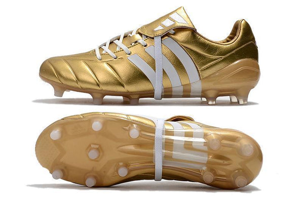 Adidas Predator Mania Champagne FG Soccer Cleats Golden White - SocSports