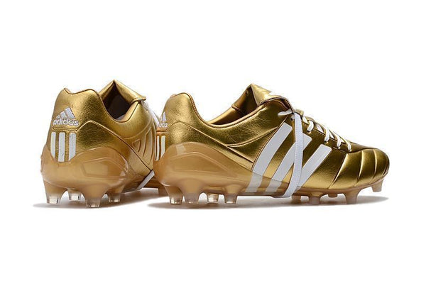 Adidas Predator Mania Champagne FG Soccer Cleats Golden White - SocSports