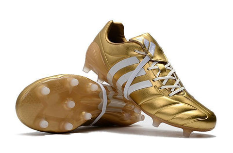 Adidas Predator Mania Champagne FG Soccer Cleats Golden White - SocSports